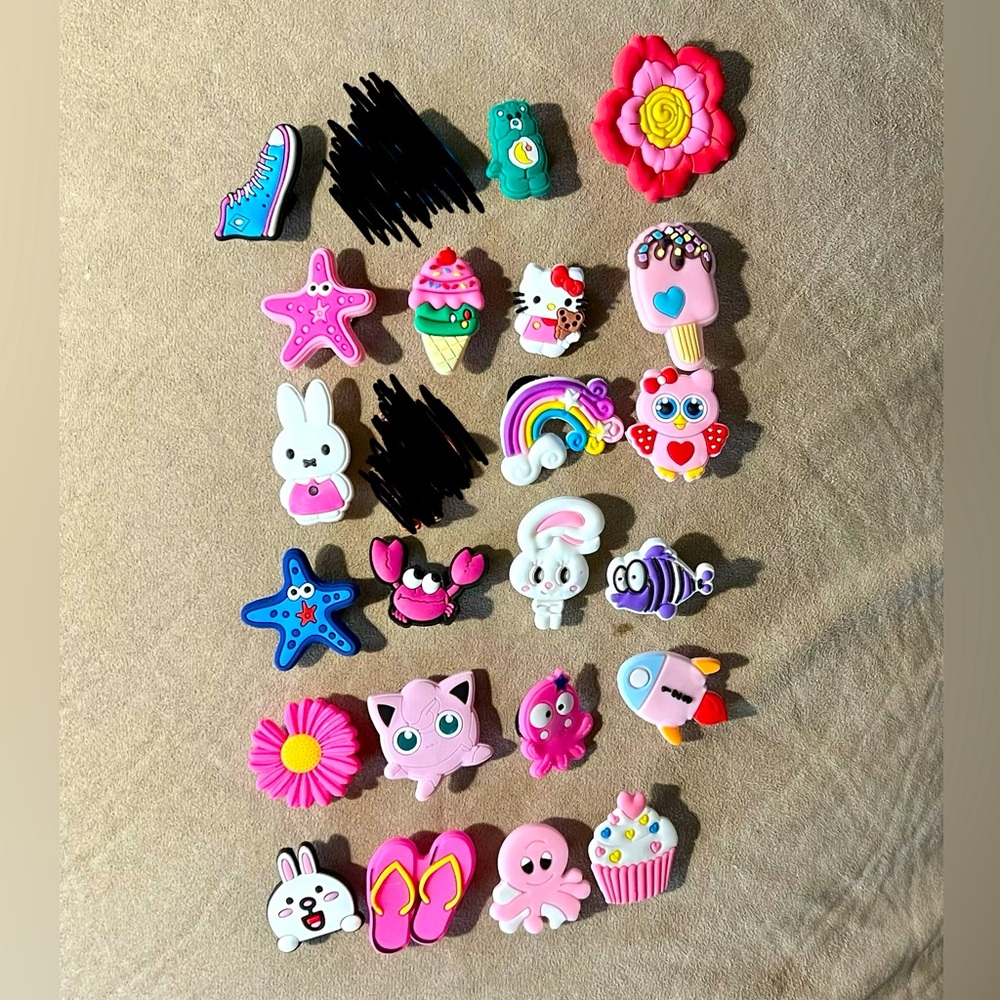 Bits for bags or shoes
